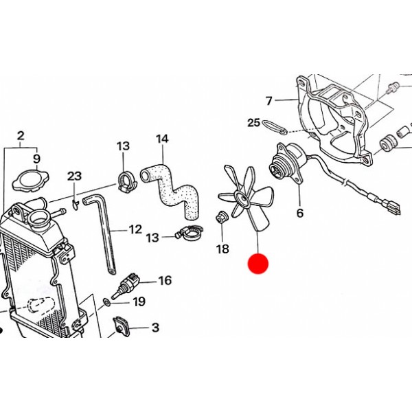 Ventola Raffreddamento MONTESA 4RT 05-18 Ventola Raffreddamento MONTESA 4RT 05-18